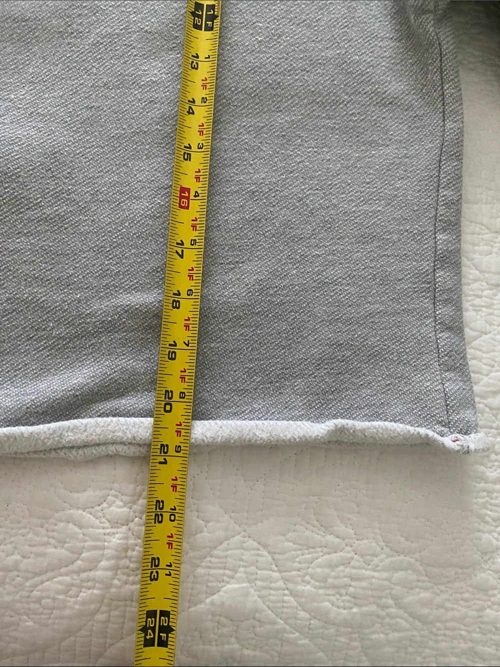 Left On Friday Grey Field Day Crewneck Cropped Boxy Sweatshirt wide sleeves - Picture 10 of 10